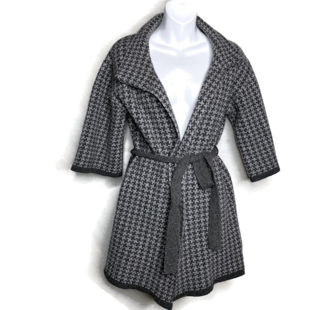 *** Tie Waist Cardigan Sweater Wool***